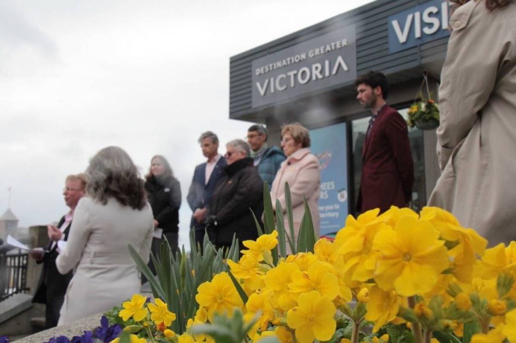 Launched under sun, rain and windy weather, by the City of Victoria, Destination Greater Victoria and their community partners, the 51st annual Greater Victoria Flower Count begins Wednesday (March 4) at 7 a.m. and runs until March 11 at 4 p.m. (Christine van Reeuwyk/Victoria News)