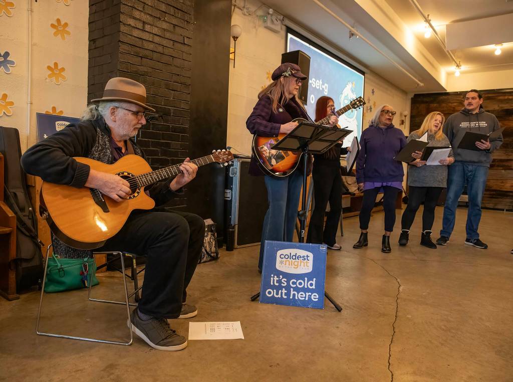 Coldest Night of the Year walk took place on Saturday (Feb. 28) evening in Mission. The fundraising event helped to raise money for two local organizations, MY House and Hope Central.  /  Bob Friesen Photo