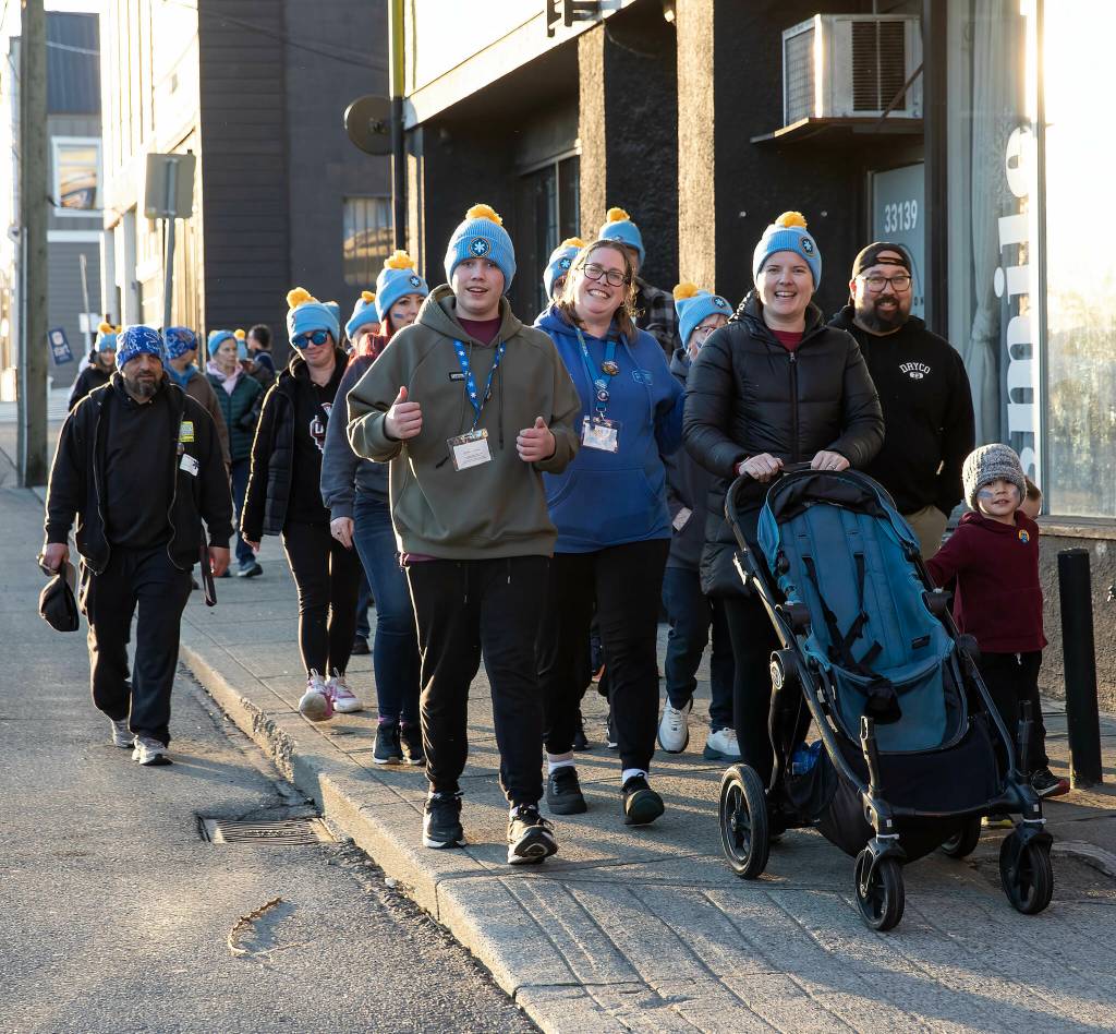 Coldest Night of the Year walk took place on Saturday (Feb. 28) evening in Mission. The fundraising event helped to raise money for two local organizations, MY House and Hope Central.  /  Bob Friesen Photo